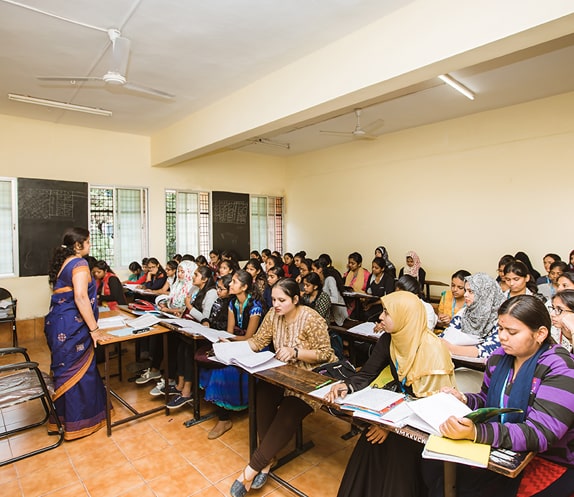 Academics in NMKRV College for Women in Bangalore