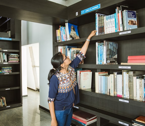 Library at RV College of Architecture